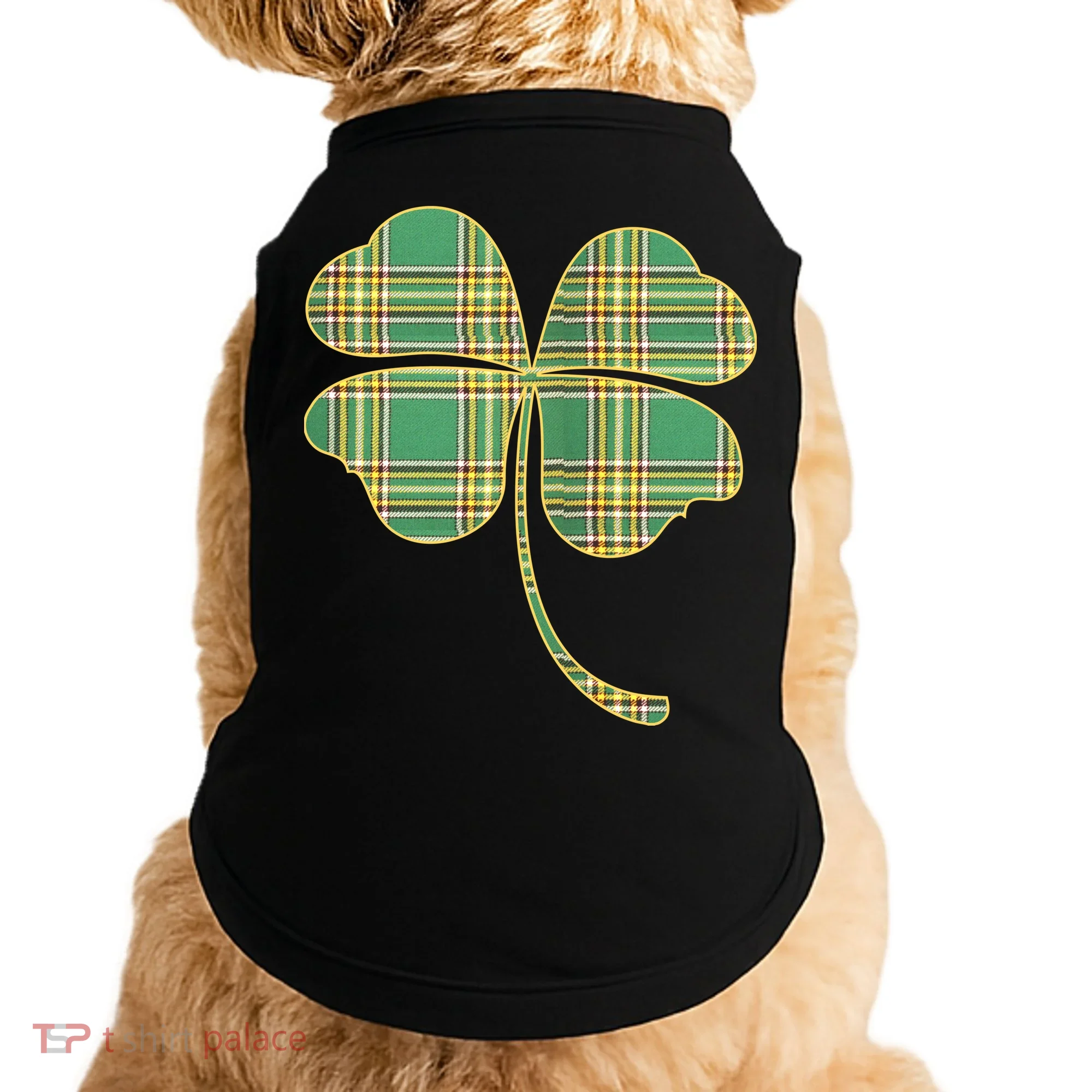 Paid Shamrock Clover Doggie Tank