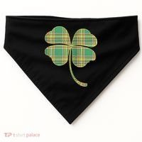 Paid Shamrock Clover USA-Made Doggie Bandana thumb 0