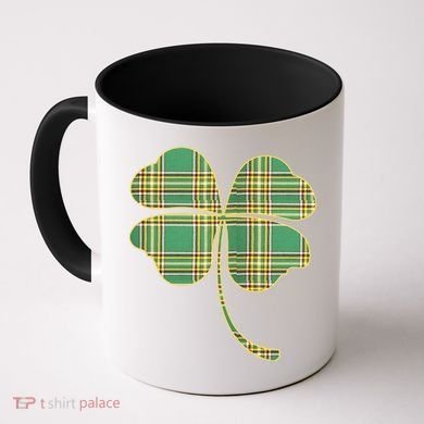 Paid Shamrock Clover Coffee Mug