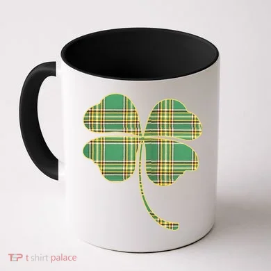 Paid Shamrock Clover Coffee Mug