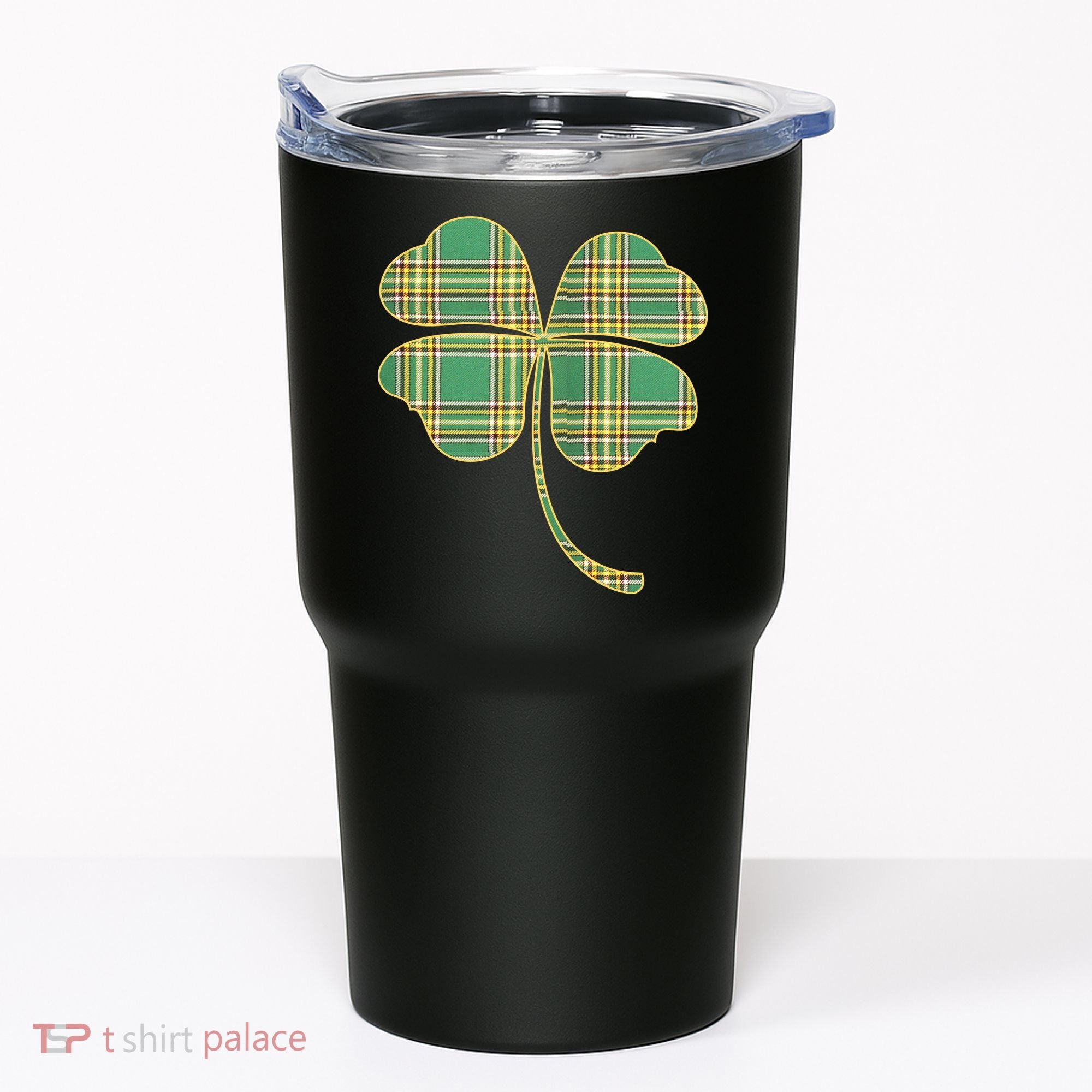 Paid Shamrock Clover Tumbler