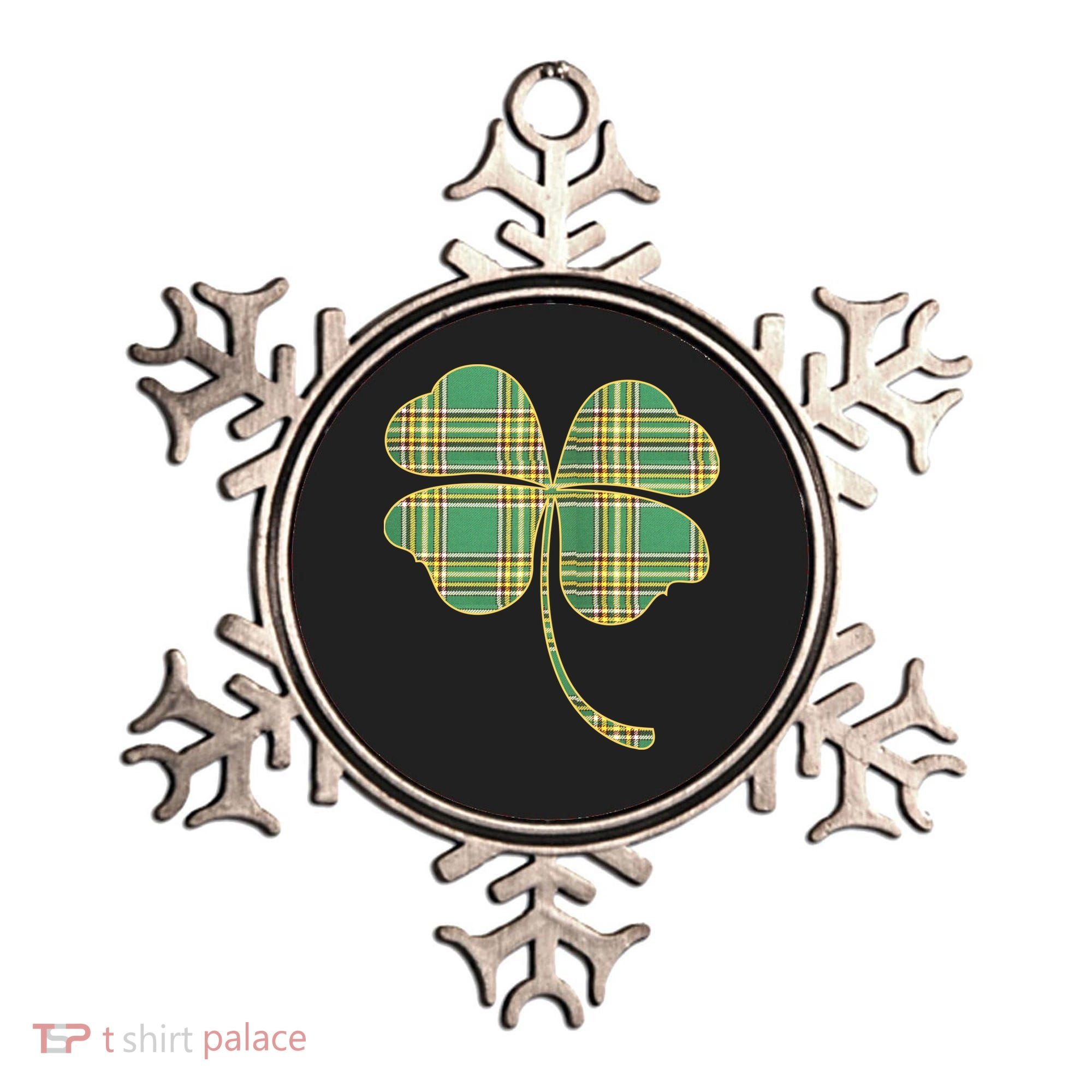 Paid Shamrock Clover Ornament