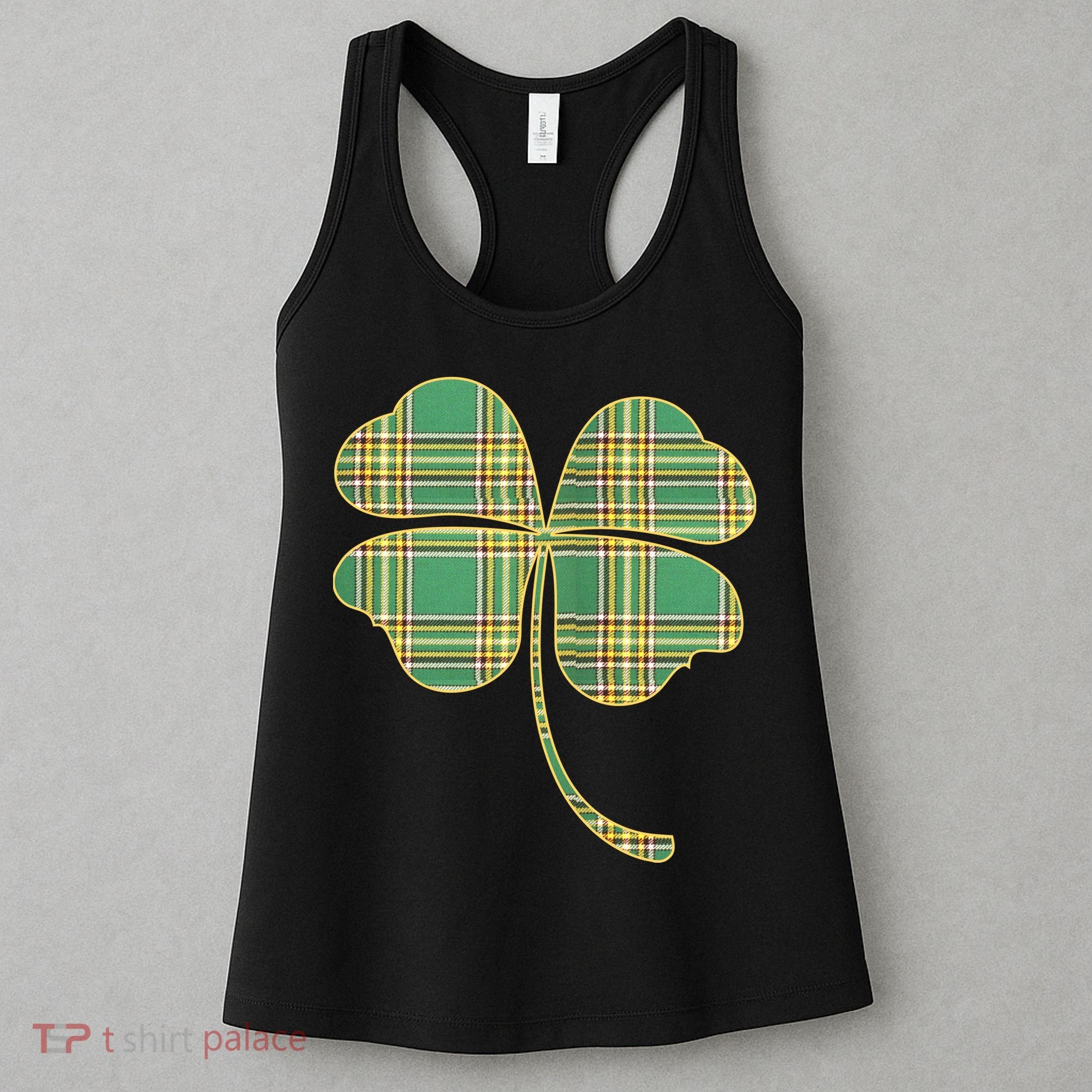 Paid Shamrock Clover Women's Tank Top
