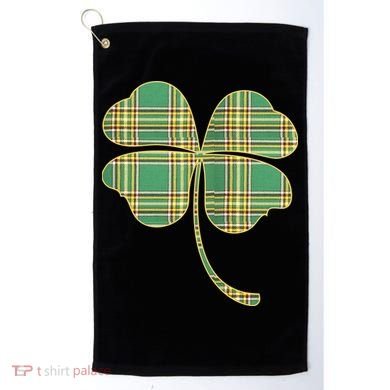 Paid Shamrock Clover Golf Towel