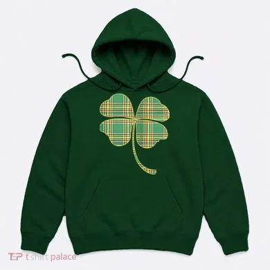 Paid Shamrock Clover Hoodie