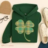 Paid Shamrock Clover Hoodie thumb 4