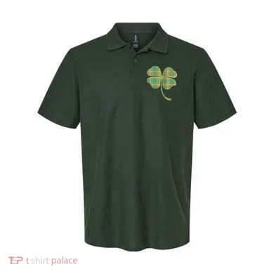 Paid Shamrock Clover Polo