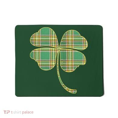 Paid Shamrock Clover Mousepad