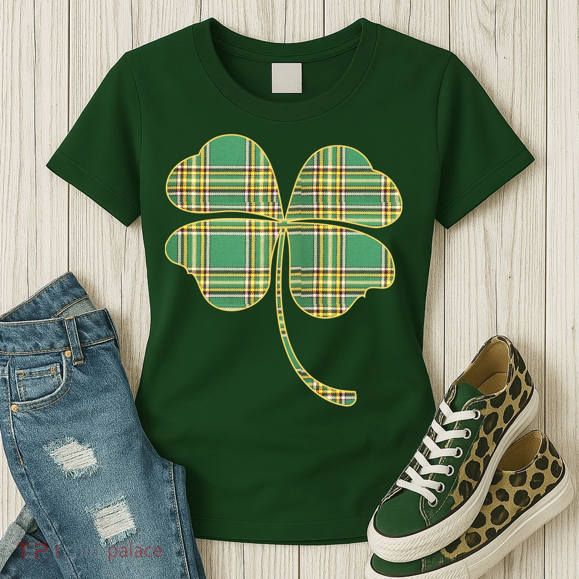 Paid Shamrock Clover Women's T-Shirt