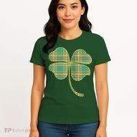 Paid Shamrock Clover Women's T-Shirt thumb 4