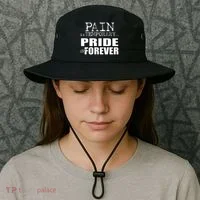 Pain Is Temporary Pride Is Forever Bucket Hat thumb 3