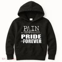 Pain Is Temporary Pride Is Forever Kids Hoodie thumb 0