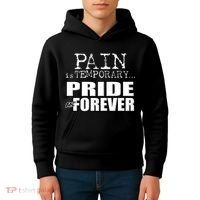 Pain Is Temporary Pride Is Forever Kids Hoodie thumb 4