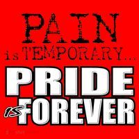 Pain Is Temporary Pride Is Forever Santa Hat thumb 1