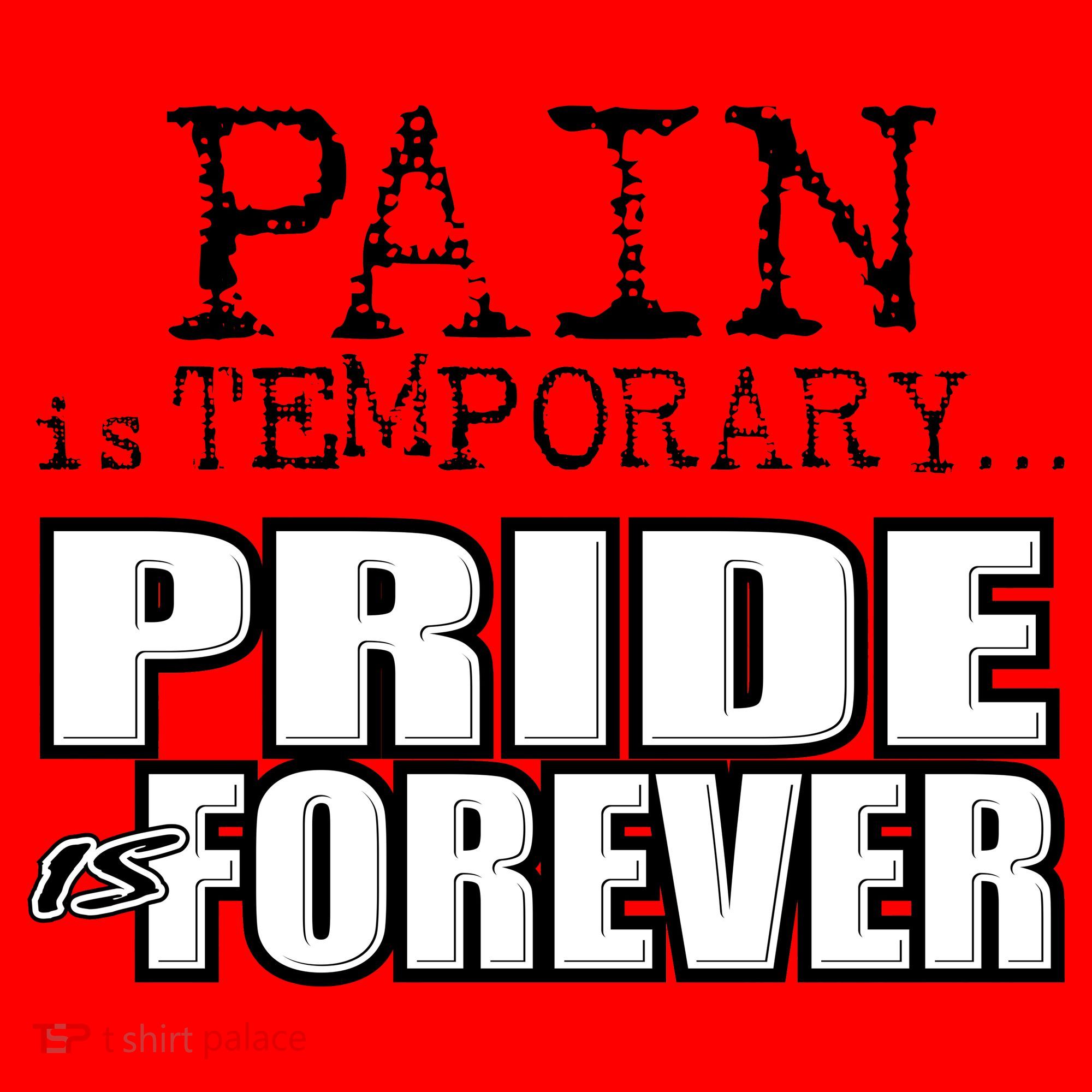 Pain Is Temporary Pride Is Forever Santa Hat
