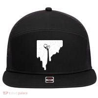 Paint Bucket Galaxy 7 Panel Mesh Trucker Snapback Hat thumb 0