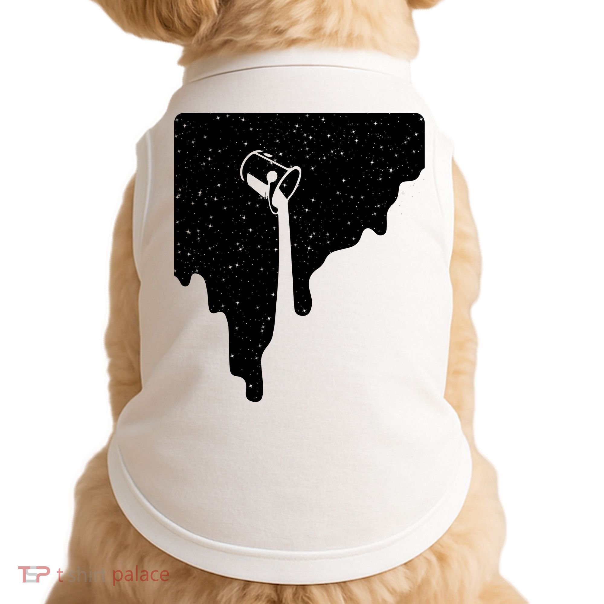 Paint Bucket Galaxy Doggie Tank