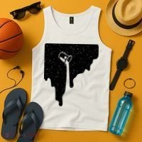 Paint Bucket Galaxy Tank Top thumb 4