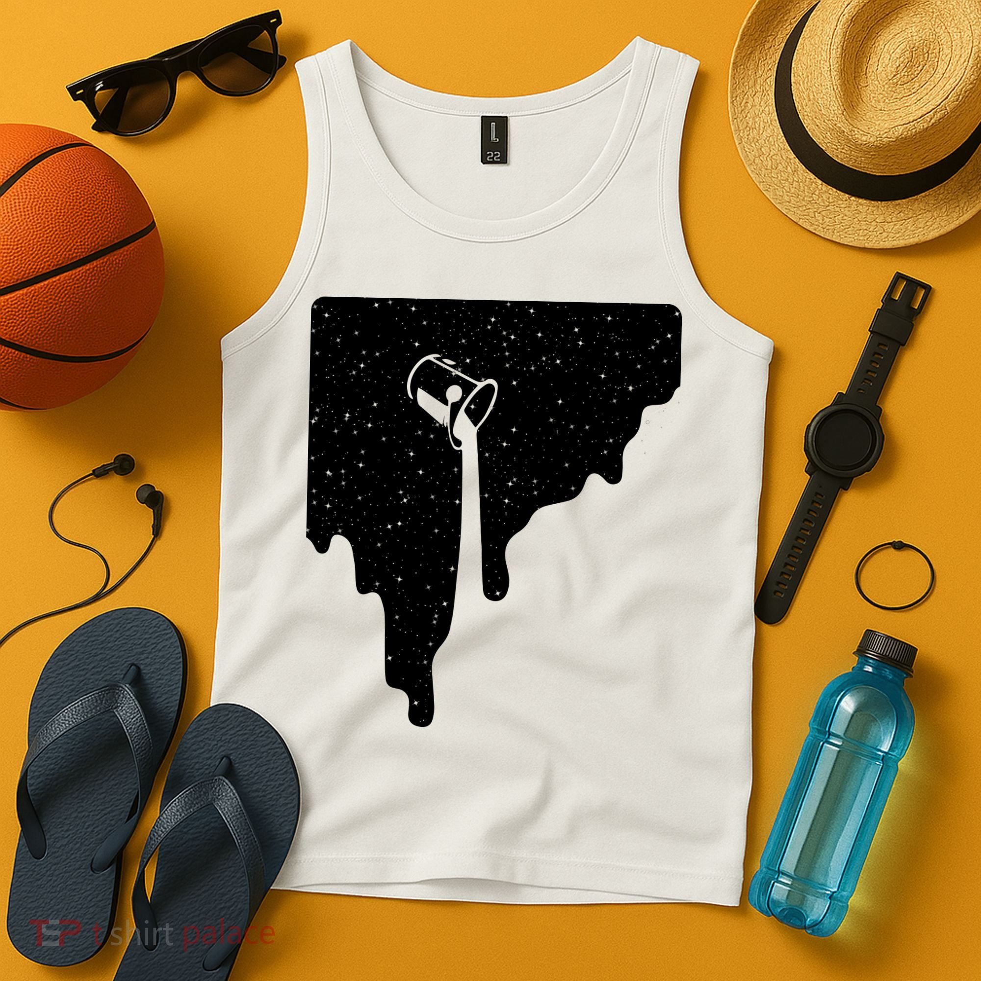 Paint Bucket Galaxy Tank Top