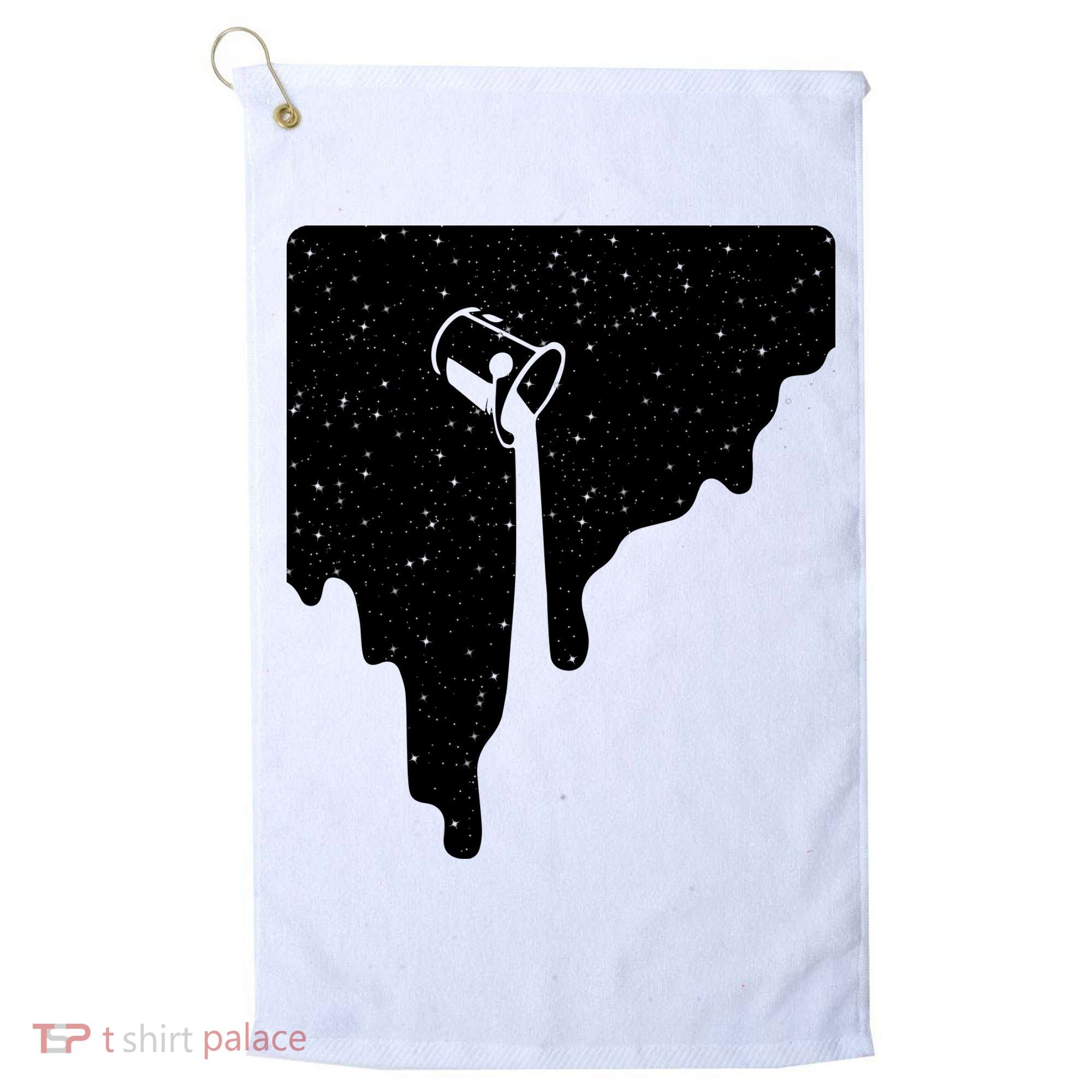 Paint Bucket Galaxy Golf Towel