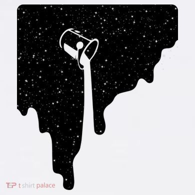 Paint Bucket Galaxy Golf Towel