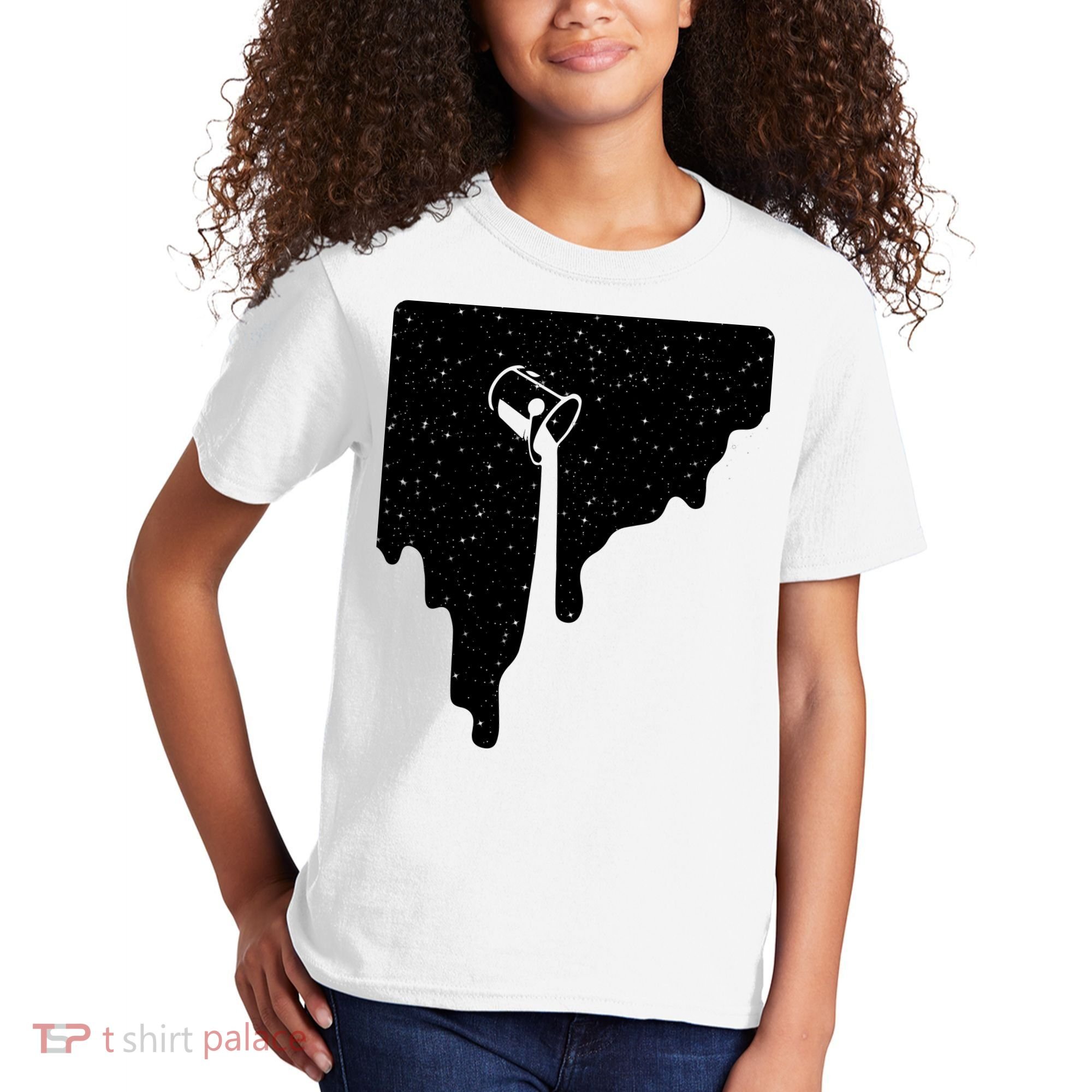Paint Bucket Galaxy Kids T-Shirt