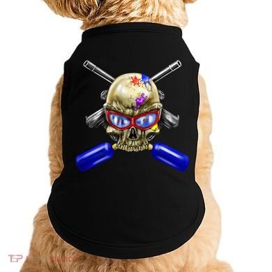 Paintball Skull Doggie Tank