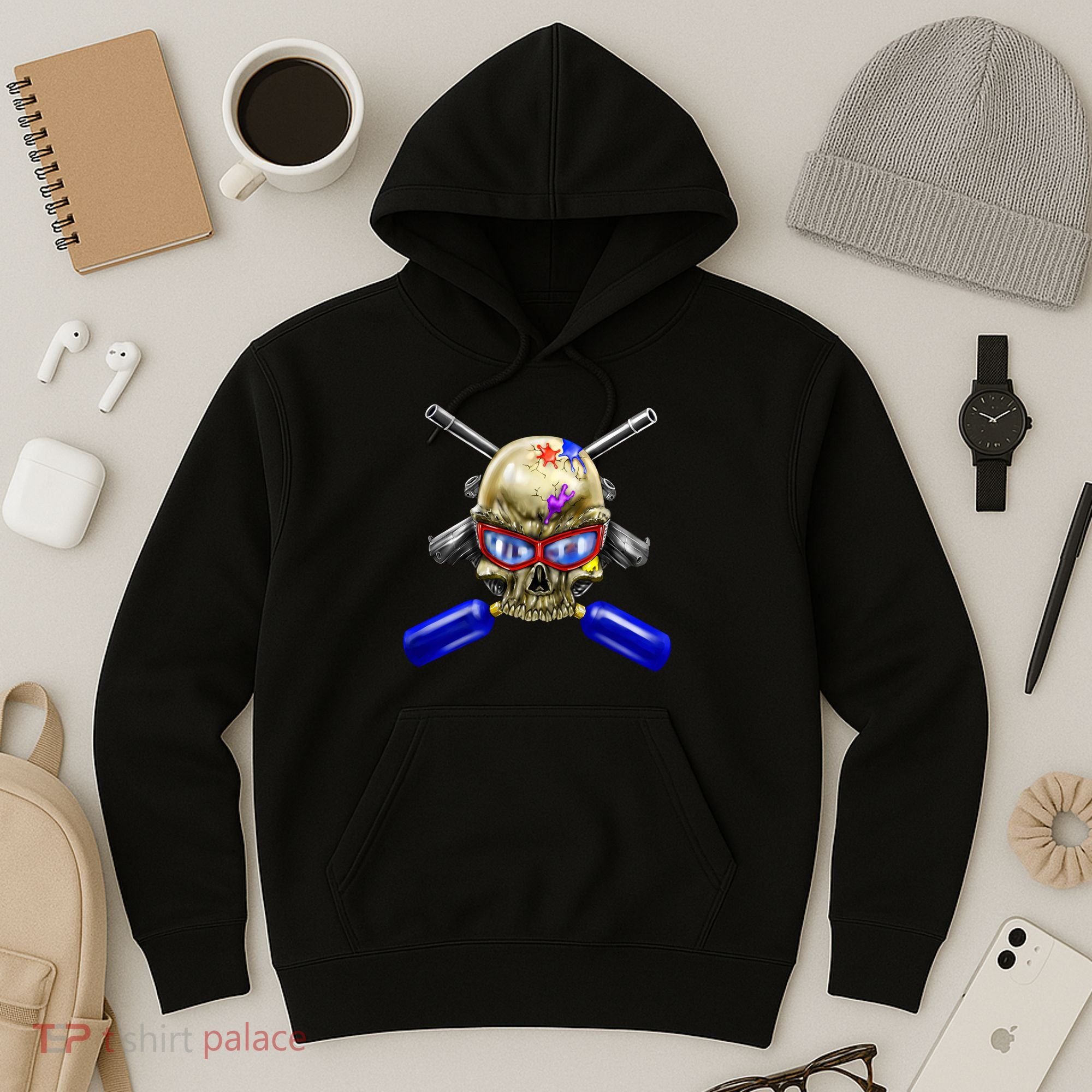 Paintball Skull Hoodie