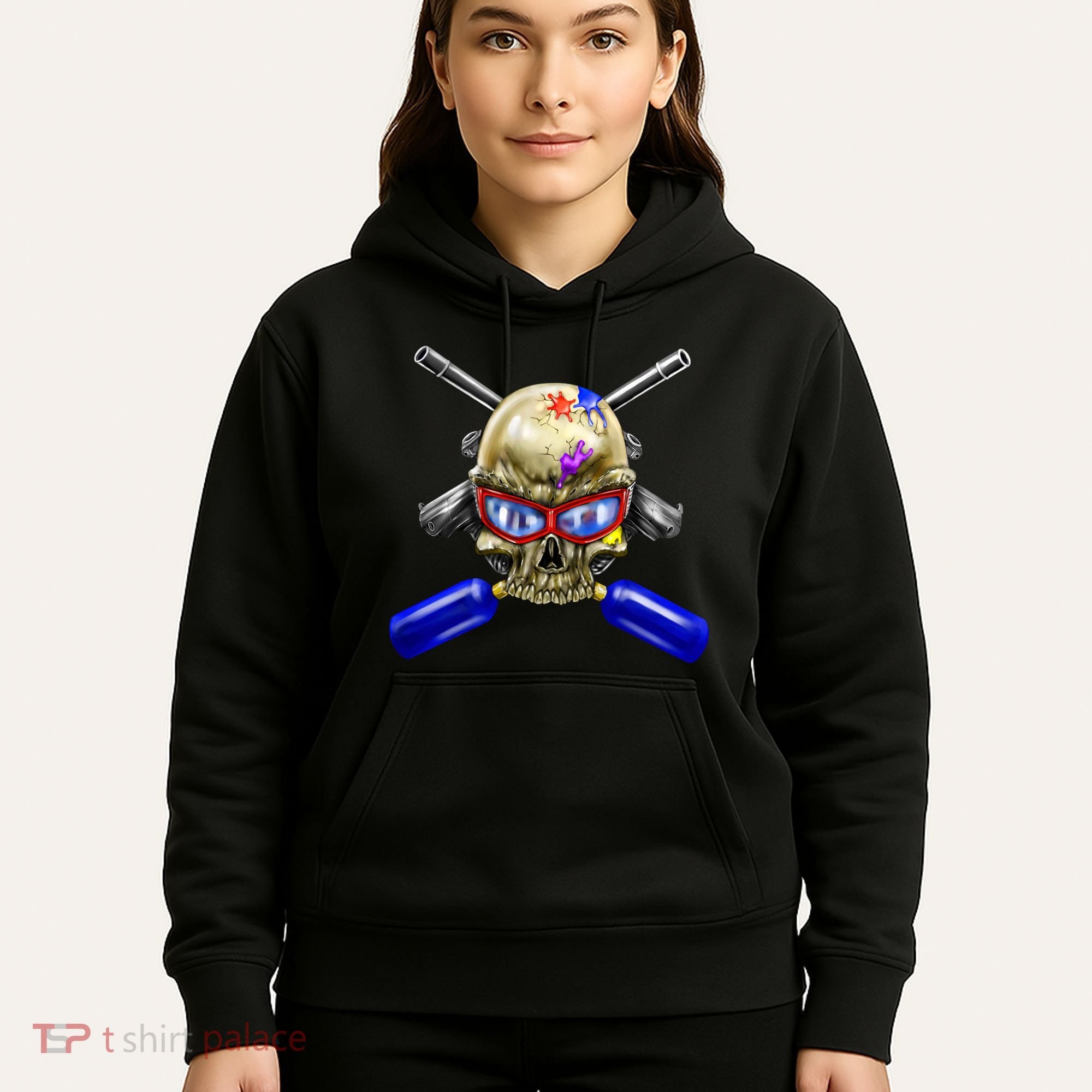 Paintball Skull Hoodie