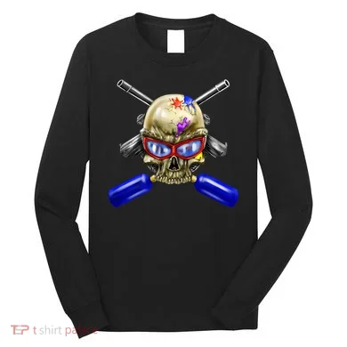 Paintball Skull Long Sleeve Shirt