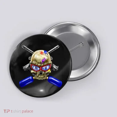 Paintball Skull Button