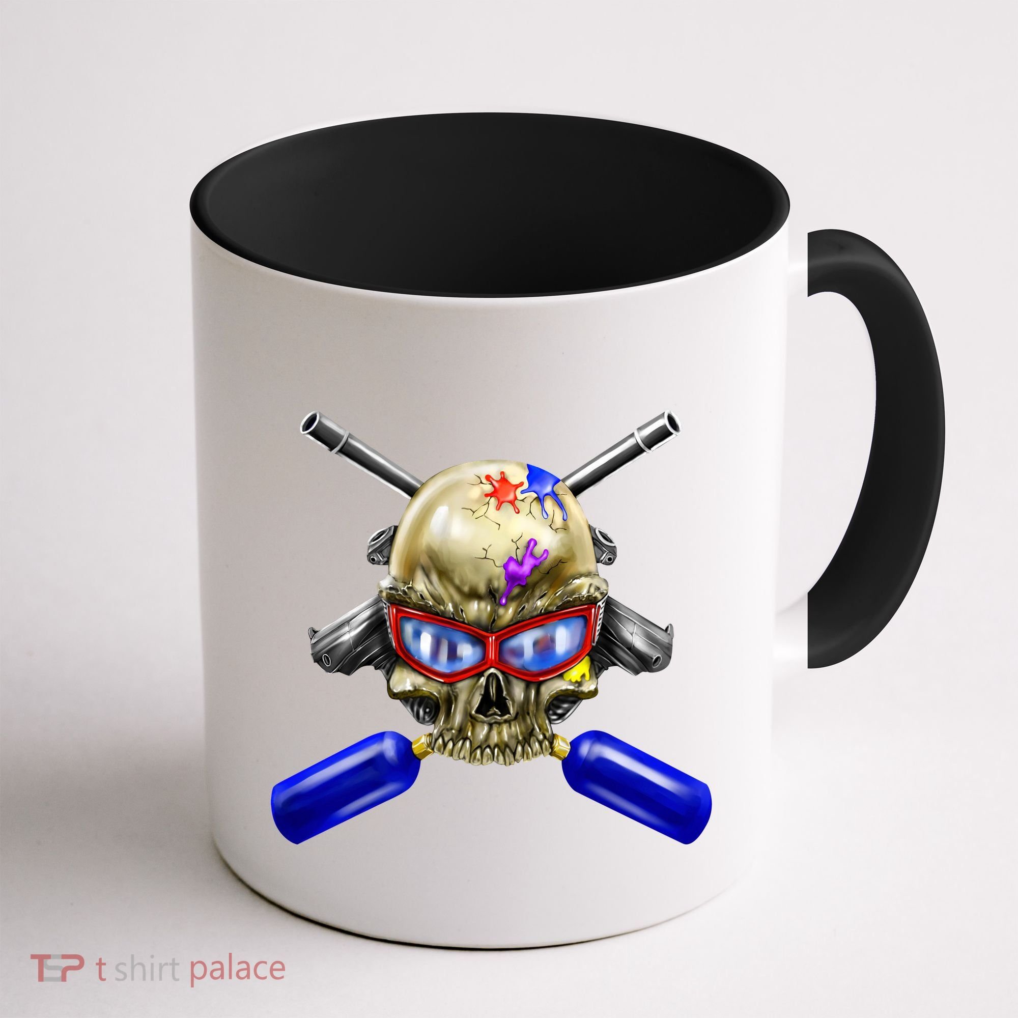 Paintball Skull Coffee Mug
