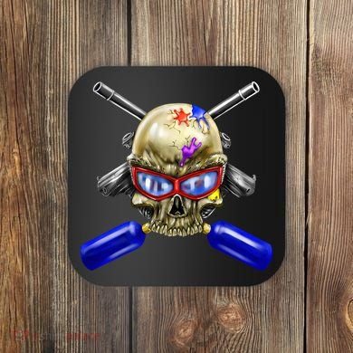 Paintball Skull Coaster