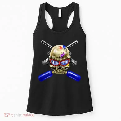 Paintball Skull Women's Tank Top