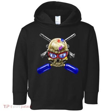 Paintball Skull Toddler Hoodie