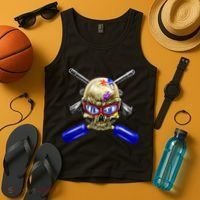 Paintball Skull Tank Top thumb 4