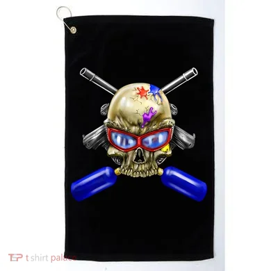 Paintball Skull Golf Towel