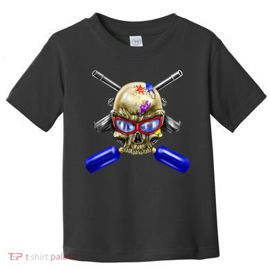 Paintball Skull Toddler T-Shirt