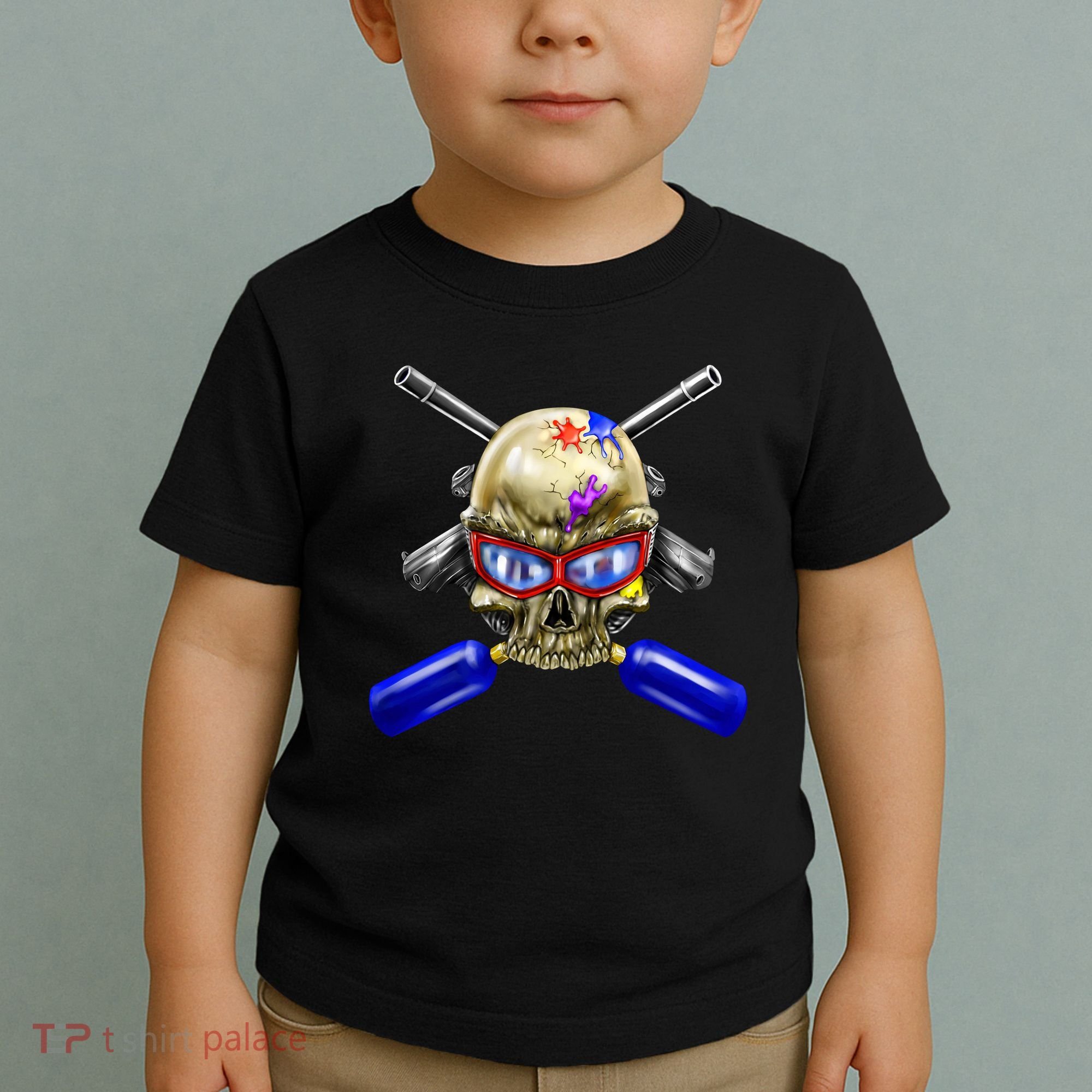 Paintball Skull Toddler T-Shirt