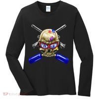 Paintball Skull Women's Long Sleeve Shirt thumb 0