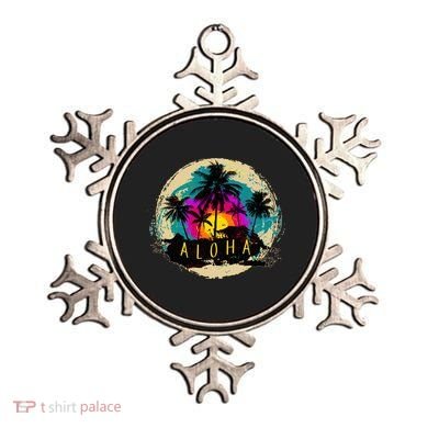 Painted Aloha Palms Beach Ornament