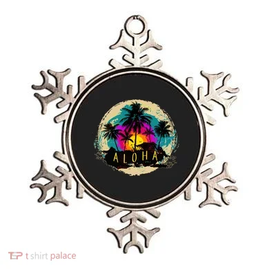 Painted Aloha Palms Beach Ornament