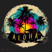 Painted Aloha Palms Beach Hat thumb 2