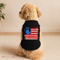 Painted American Flag Hand Print Doggie Tank thumb 2