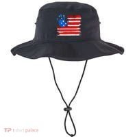 Painted American Flag Hand Print Bucket Hat thumb 0