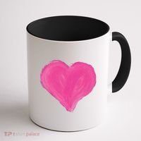 Painted Heart Coffee Mug thumb 1