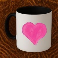 Painted Heart Coffee Mug thumb 2