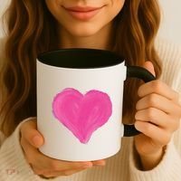 Painted Heart Coffee Mug thumb 3