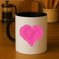 Painted Heart Coffee Mug thumb 4
