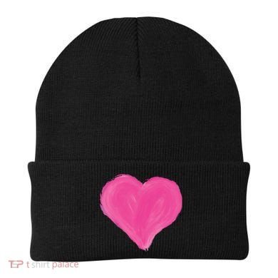 Painted Heart Beanie